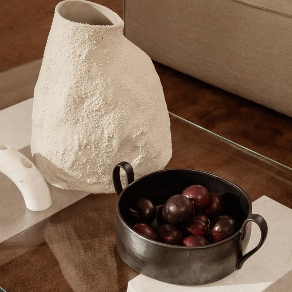 Mineral Coffee Marble Base Table – Elegant Fusion of Stone and Glass for Modern Living Spaces