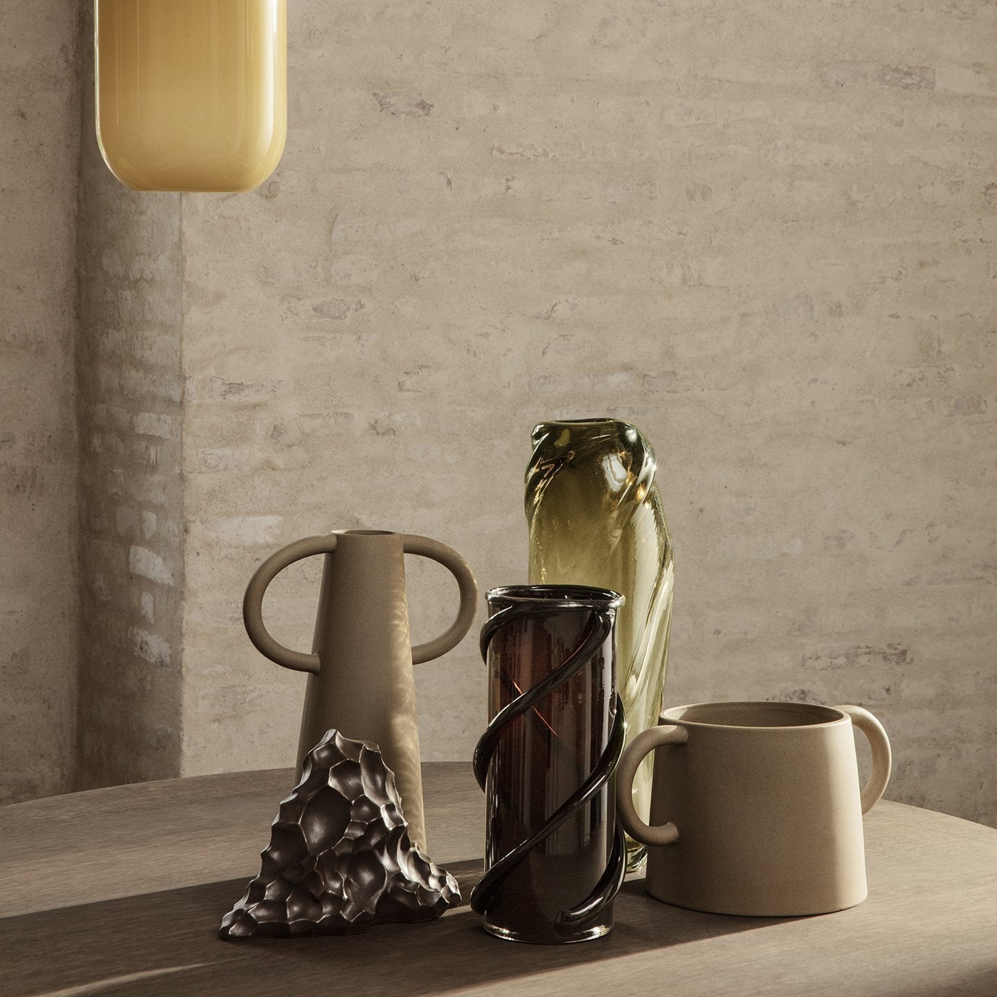 Rustic Anse Pot – Handmade Clay Design with Traditional Handles, Perfect for Modern and Traditional Spaces