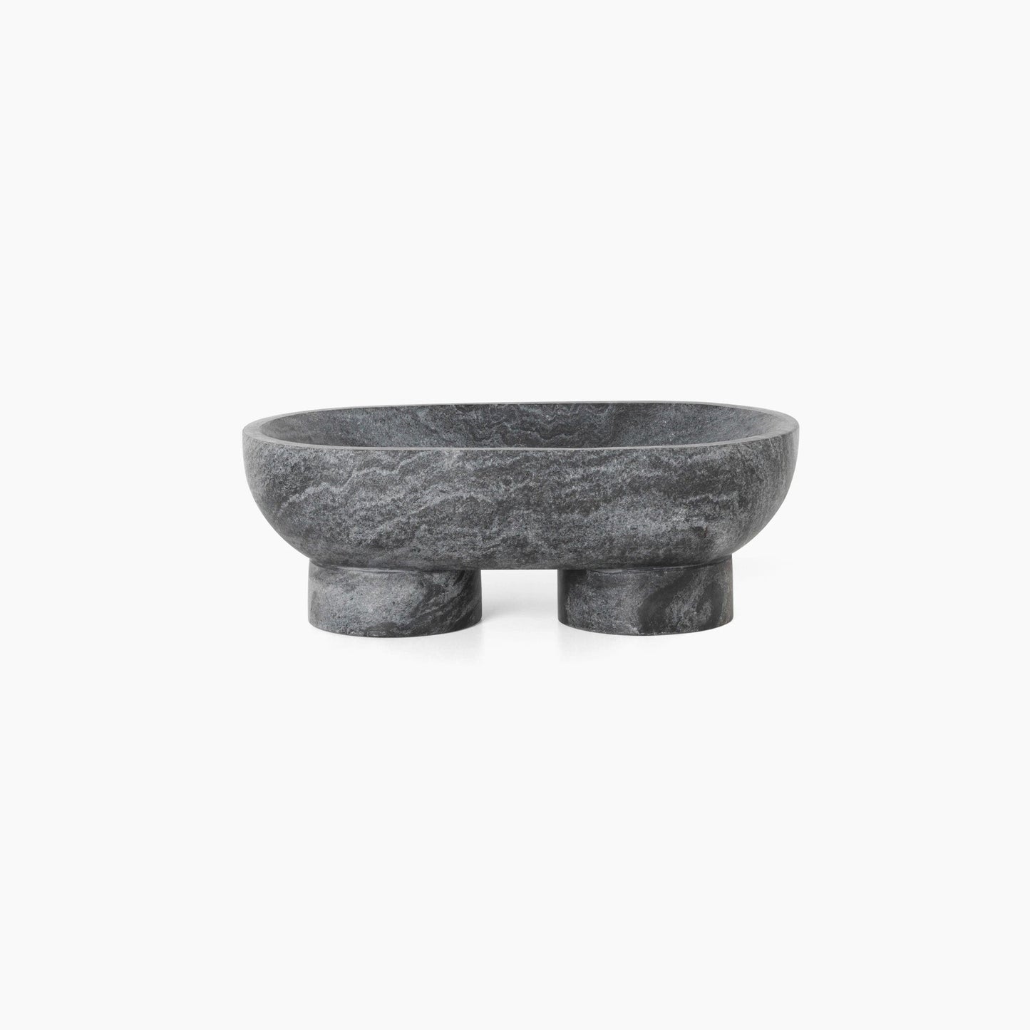 Elevated Design Alza Bowl in Marble Black and White – Stylish Centerpiece for Dining or Kitchen