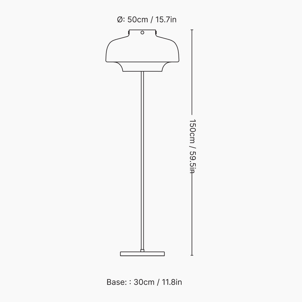 Copenhagen Floor Lamp – Elegant Ambient Lighting for Your Home