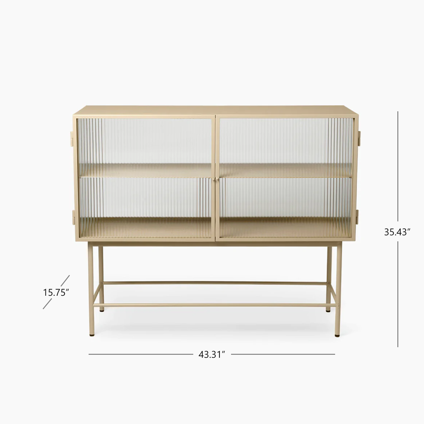 Haze Vitrine Sideboard - Elegant Storage Cabinet for Modern Interiors