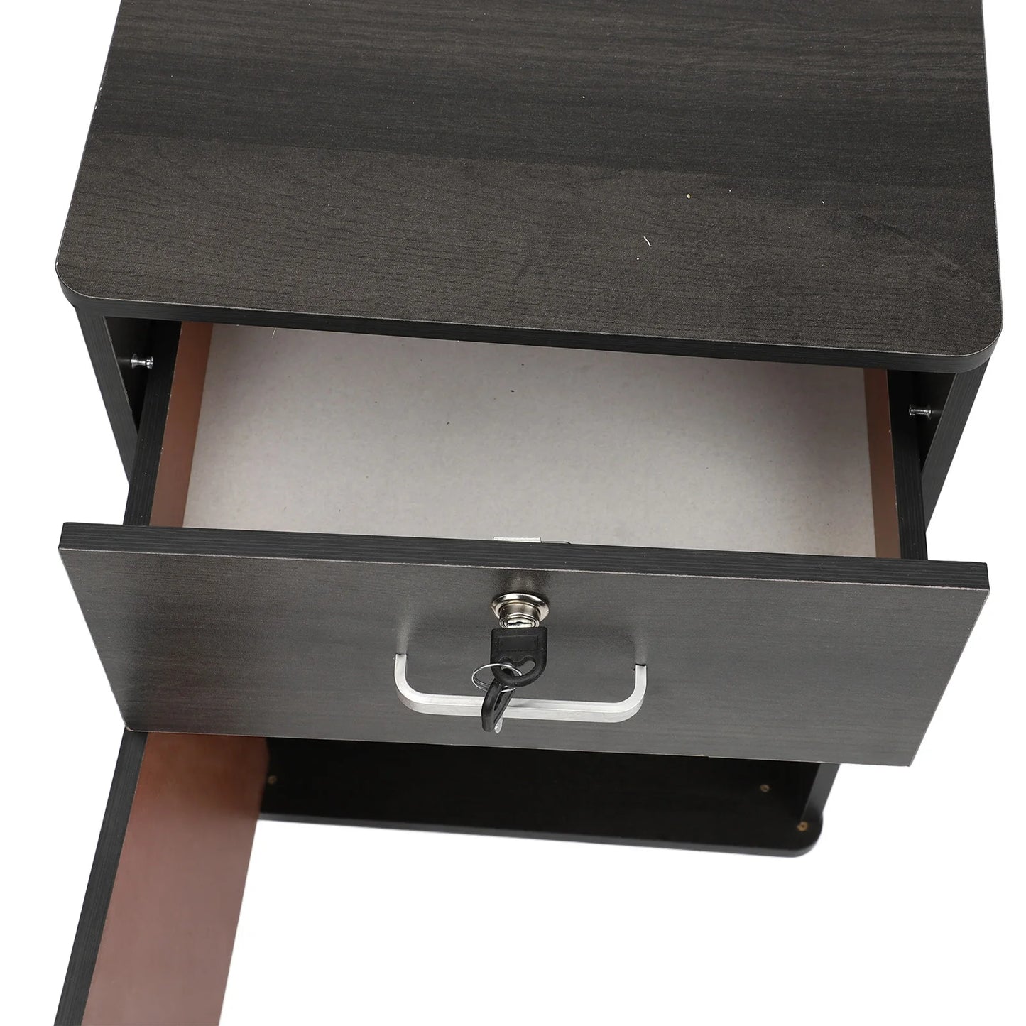 Mobile File Cabinet Enhanced Safety Under Desk Mobile File Cabinet Multiple Drawers Convenient Storage Stylish Look for Office