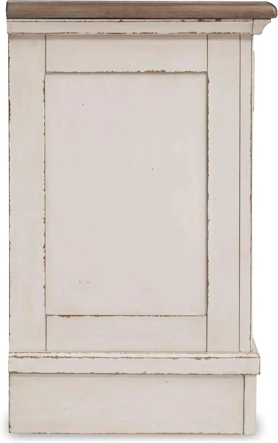 Realyn French Country 3 Drawer Nightstand with Electrical Outlets & USB Ports, 27.75" Tall