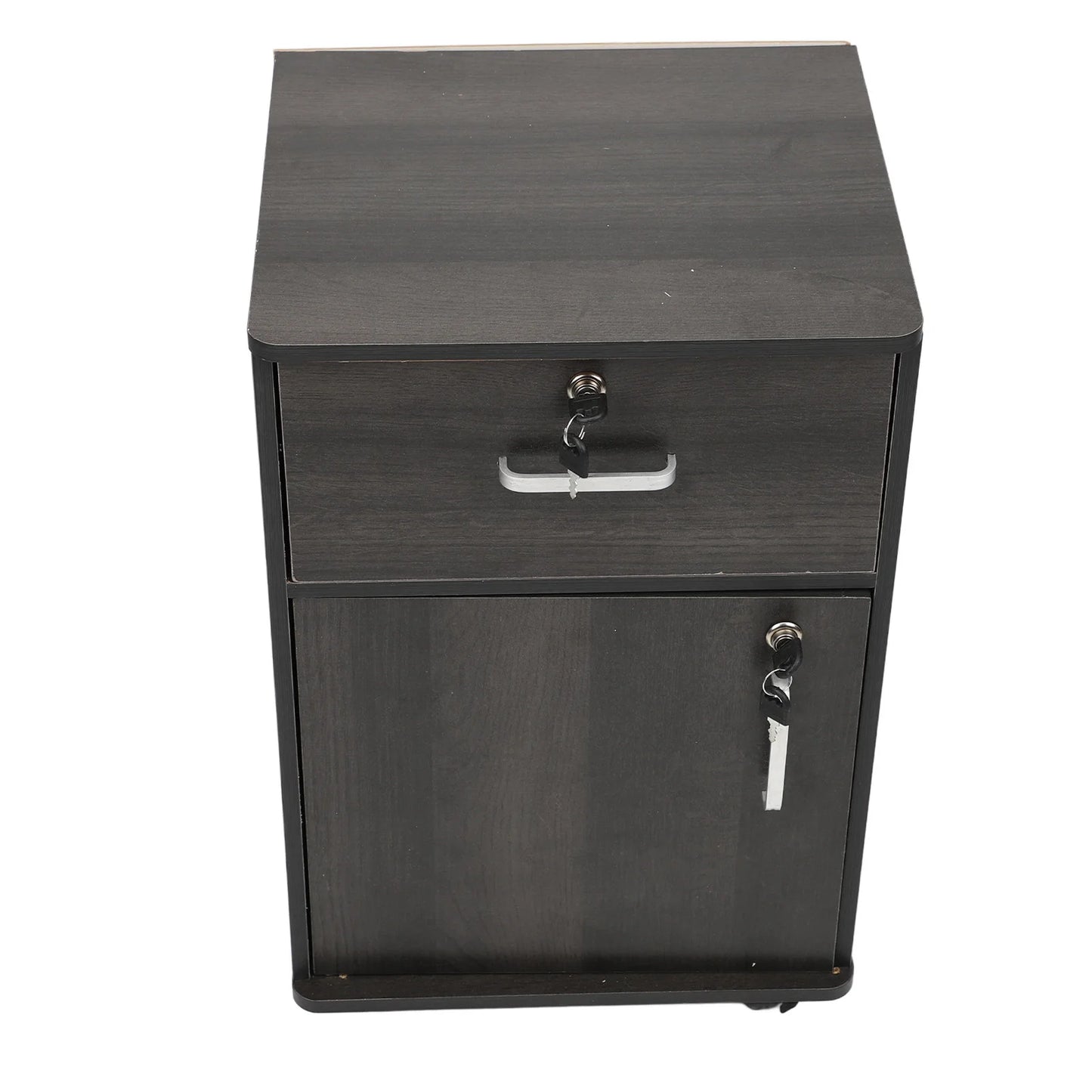 Mobile File Cabinet Enhanced Safety Under Desk Mobile File Cabinet Multiple Drawers Convenient Storage Stylish Look for Office