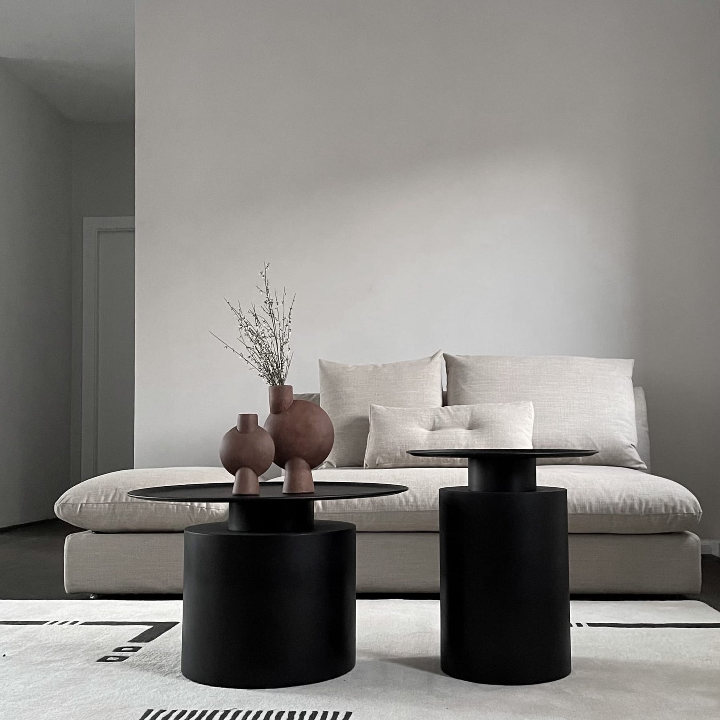 Sphere Vase Bubl Medio: Stylish Decorative Vase in Multiple Colors for Modern Interiors