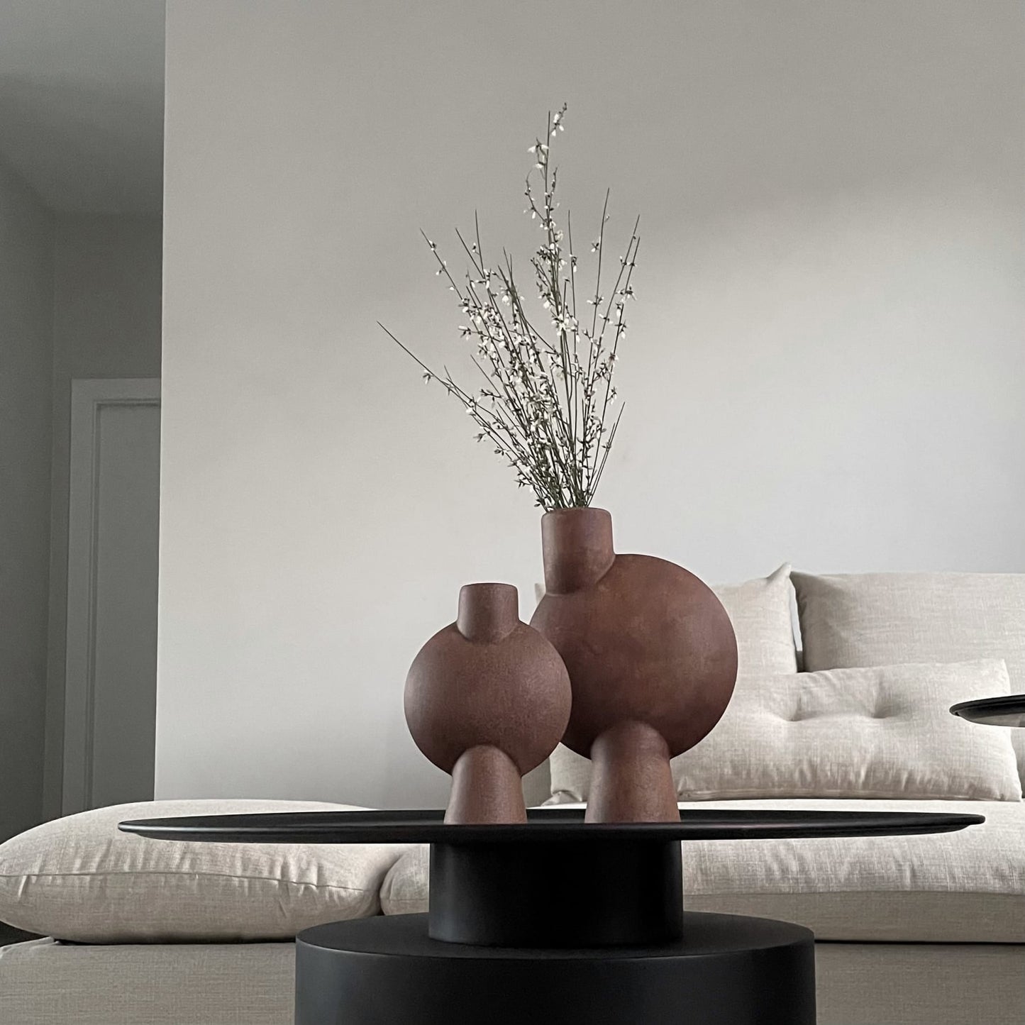 Sphere Vase Bubl Medio: Stylish Decorative Vase in Multiple Colors for Modern Interiors
