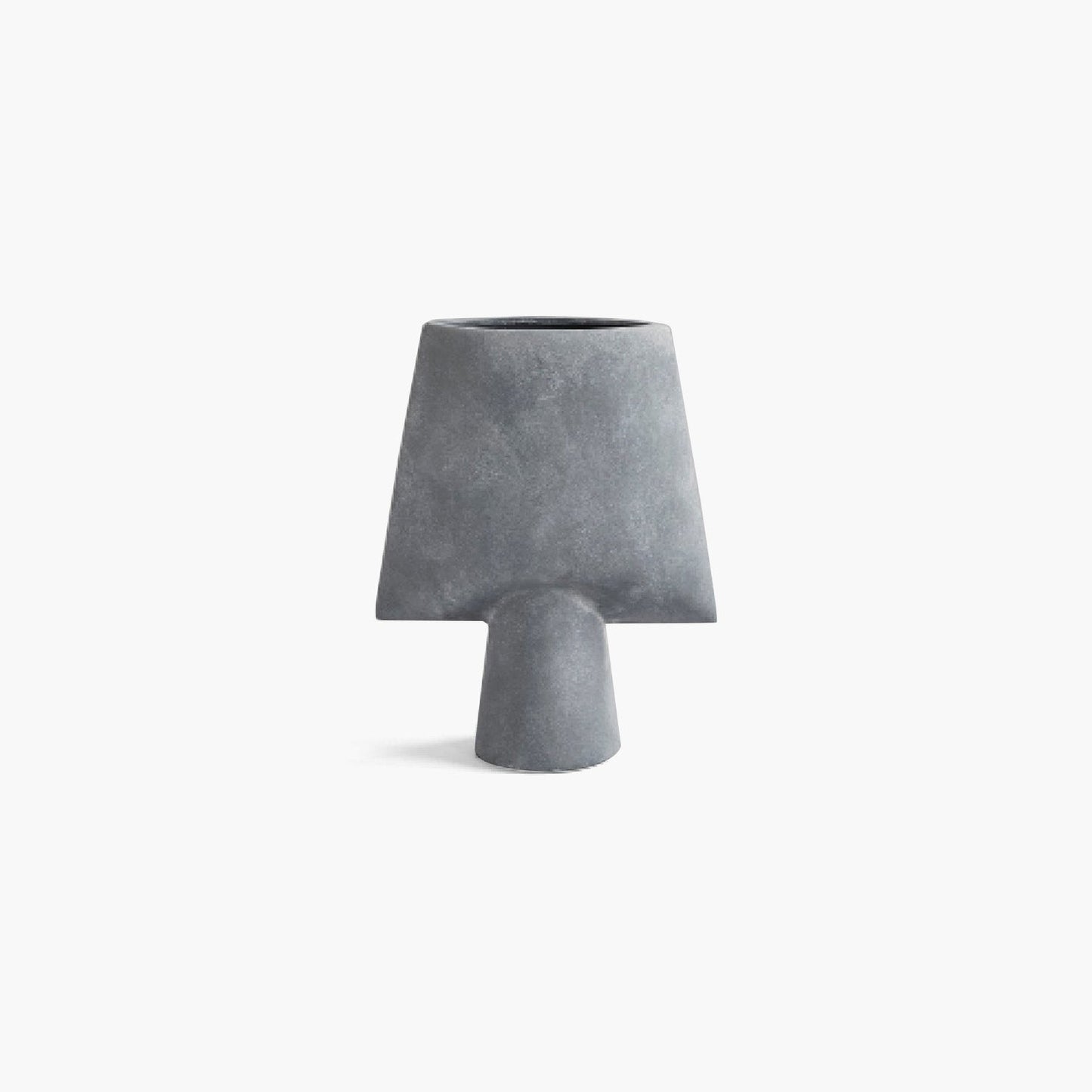 Sphere Vase Square - Mini Light Grey: Elegant Decorative Vase for Modern Spaces