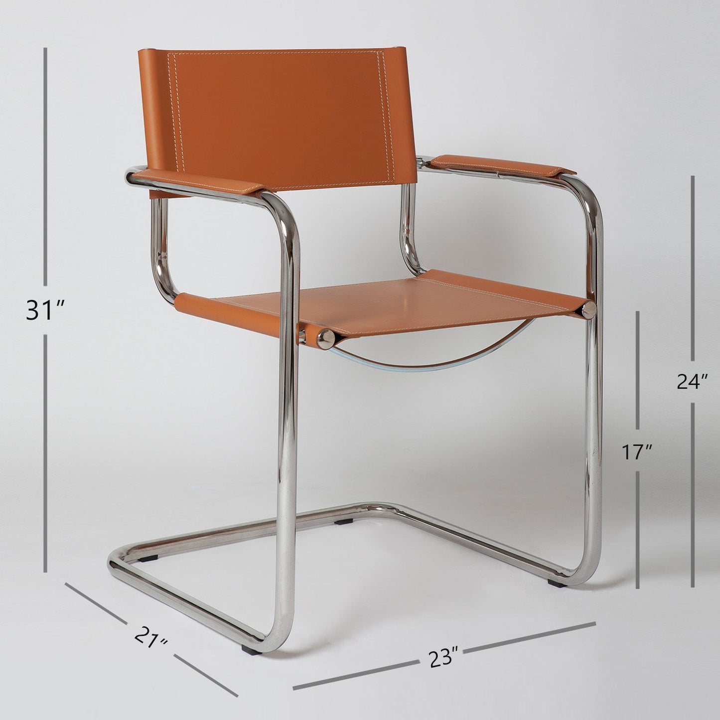 Stam Leather Armchair – Elegant and Versatile Seating for Your Home