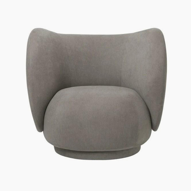 Rico Lounge Curved Chair – Elegant and Ergonomic Seating for Modern Spaces