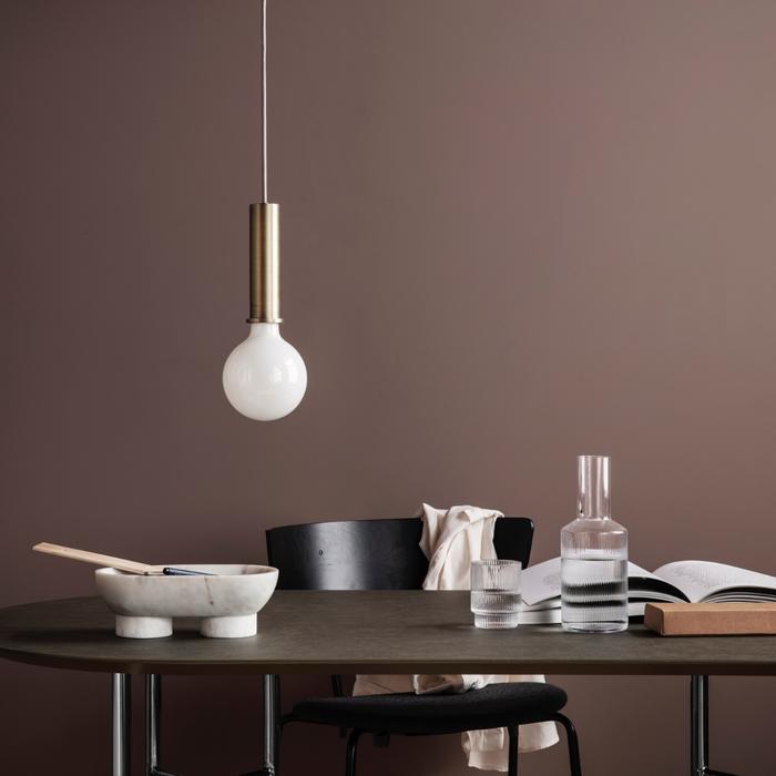 Elevated Design Alza Bowl in Marble Black and White – Stylish Centerpiece for Dining or Kitchen