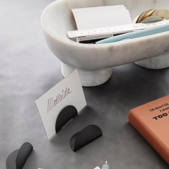 Elevated Design Alza Bowl in Marble Black and White – Stylish Centerpiece for Dining or Kitchen