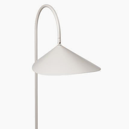 Arum Floor Lamp by K&S BRAN - Elegant Black Marble and Organic Design