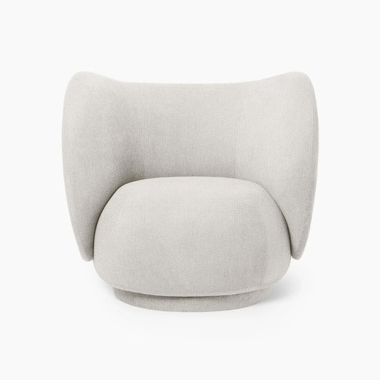 Rico Lounge Curved Chair – Elegant and Ergonomic Seating for Modern Spaces