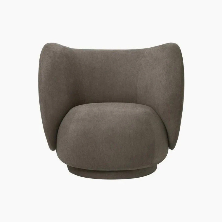 Rico Lounge Curved Chair – Elegant and Ergonomic Seating for Modern Spaces