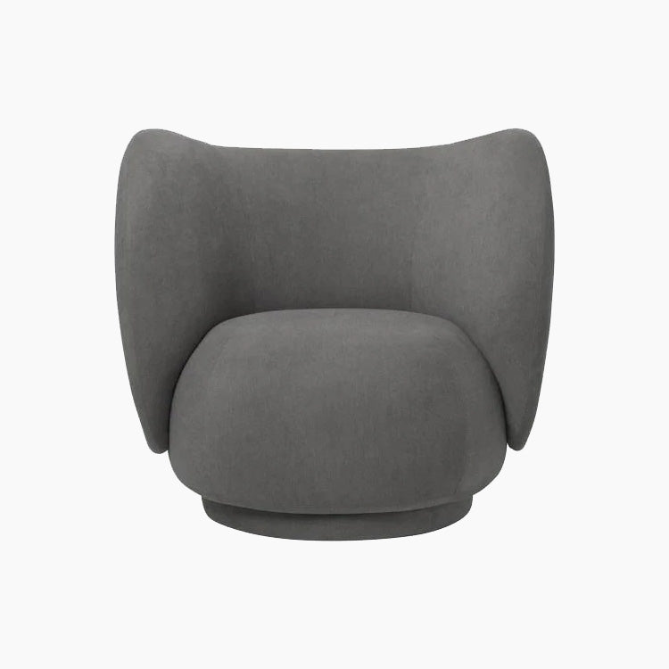 Rico Lounge Curved Chair – Elegant and Ergonomic Seating for Modern Spaces