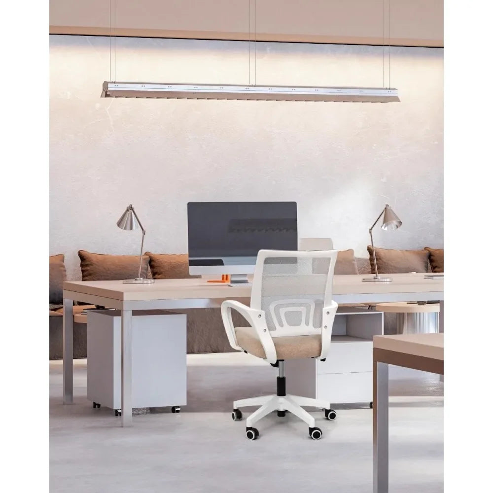 Office Chair Computer Desk Chairs Gaming Ergonomic Mid Back Cushion Lumbar Support, Office Chair