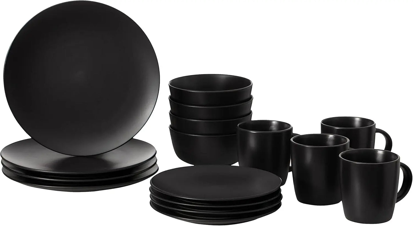 Dinnerware Set,Salad and Dinner Plates and Bowls Sets, Dishes with Highly Chip and Crack Resistant,Dishwasher and Microwave Safe