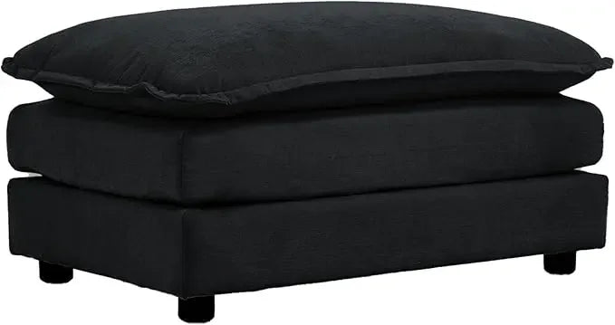 Ottomans Footrest for Living Room, Stool Bench Chaise Ottoman to Combine with Sectional Sofa for Bedroom Apartment