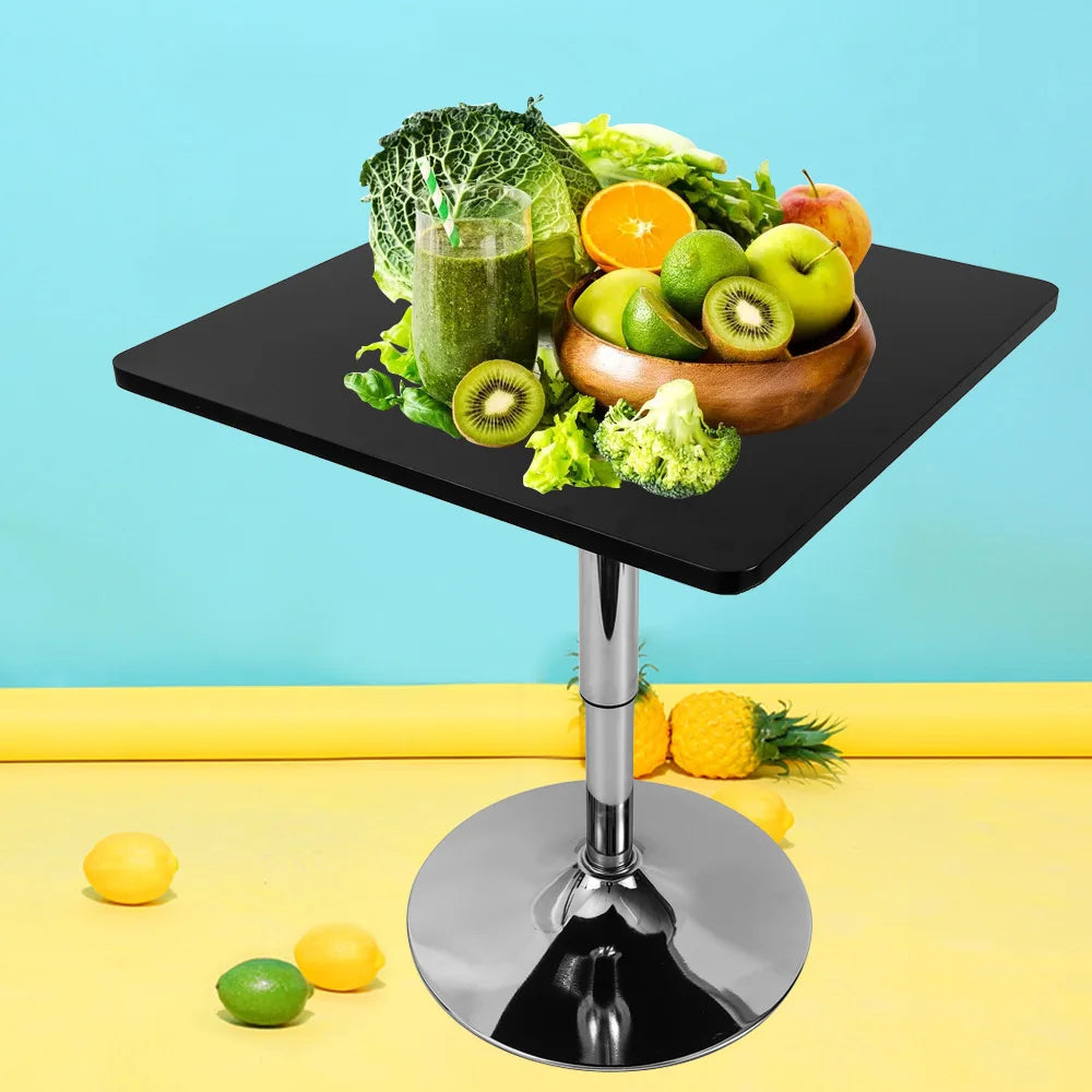 Bar Dining Table Rotary Square Designer Creative Simple Pub Table Height Adjustable 360 Degree Swivel