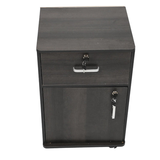 Mobile File Cabinet Enhanced Safety Under Desk Mobile File Cabinet Multiple Drawers Convenient Storage Stylish Look for Office