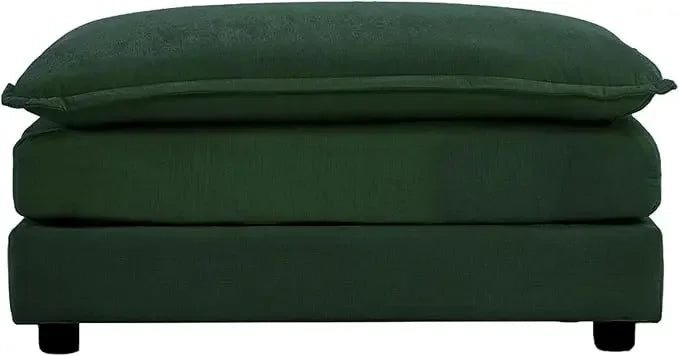 Ottomans Footrest for Living Room, Stool Bench Chaise Ottoman to Combine with Sectional Sofa for Bedroom Apartment