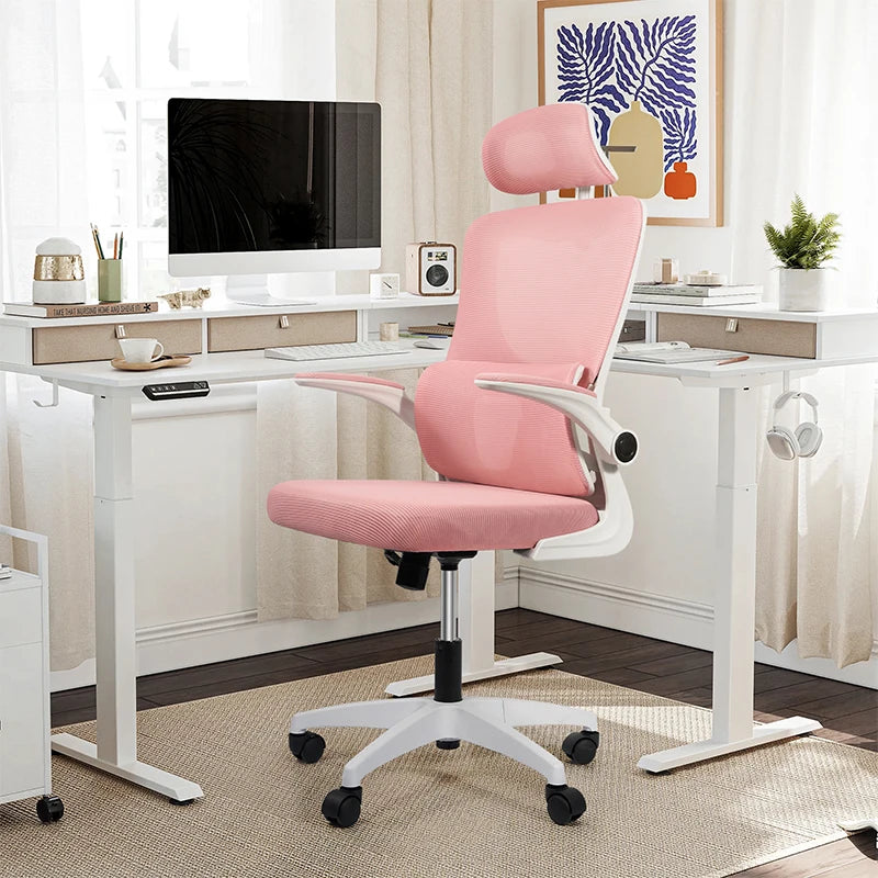 Office Chair Ergonomic High Back Chair Mesh Sliding Gaming Computer Chairs Adjustable Rotating Armchair Commercial Home Furnitur