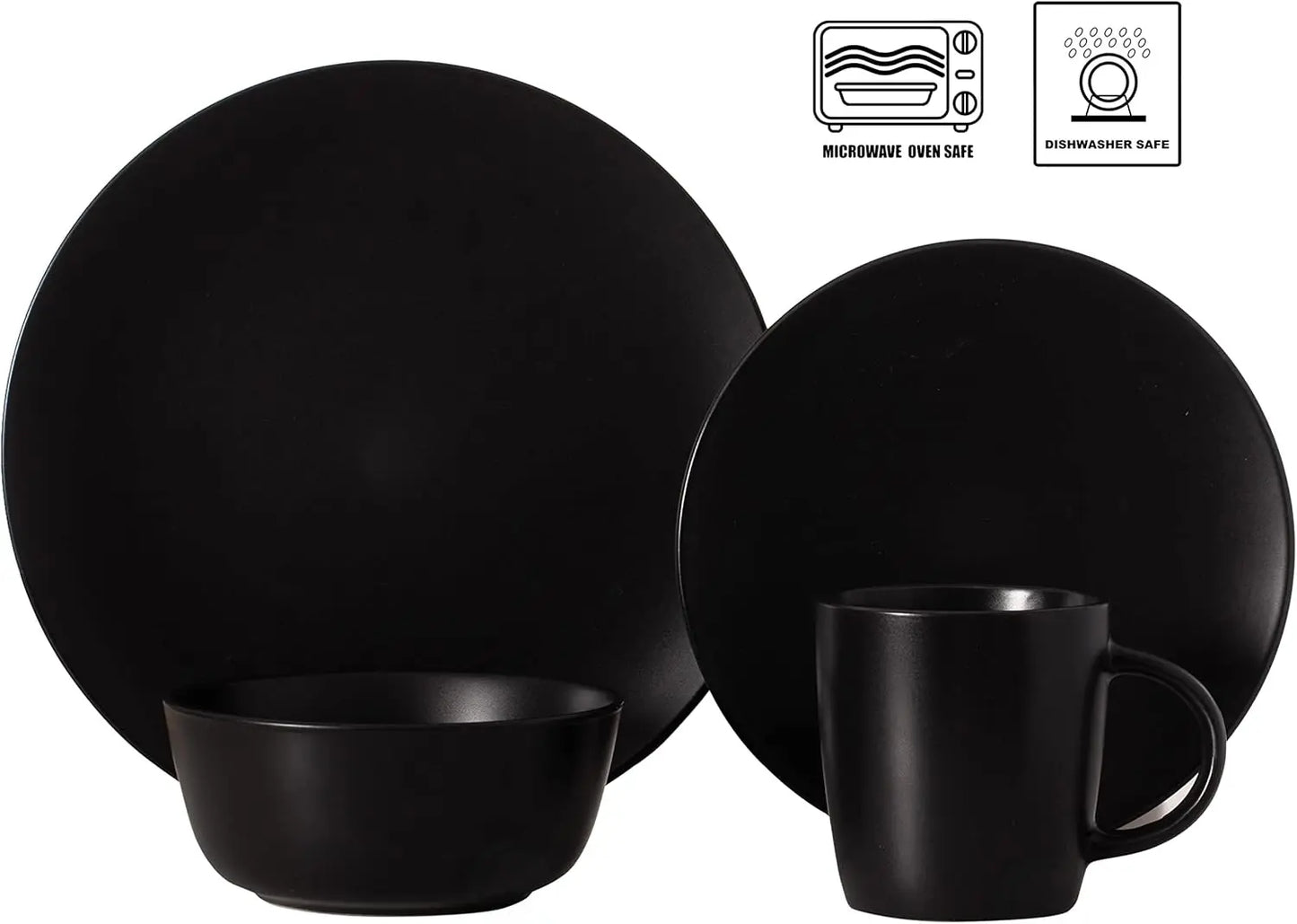 Dinnerware Set,Salad and Dinner Plates and Bowls Sets, Dishes with Highly Chip and Crack Resistant,Dishwasher and Microwave Safe