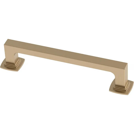 Parow (10-) Cabinet Handles 5-1/16" Champagne Bronze Cabinet Pulls Handles Cabinets and Drawers Cabinet Hardware Dresser